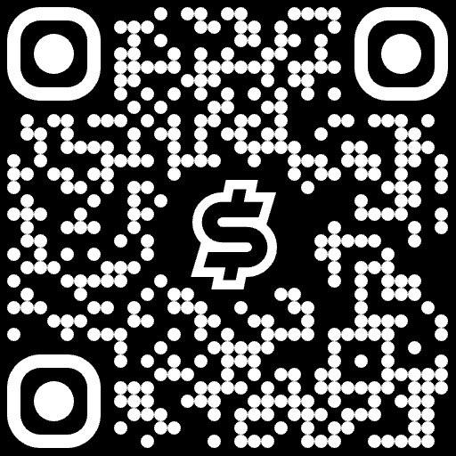 X Money QR code for tipping Aaron Makelky.